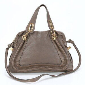 Chloe Paraty leather Shoulder Bag hologram tote handbag